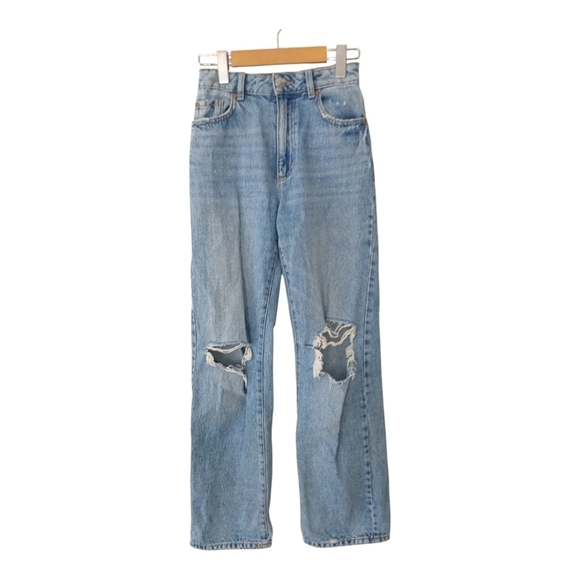 Garage Hollister High Rise Mom Flare Jeans Bundle 00 23 - Picture 2 of 11